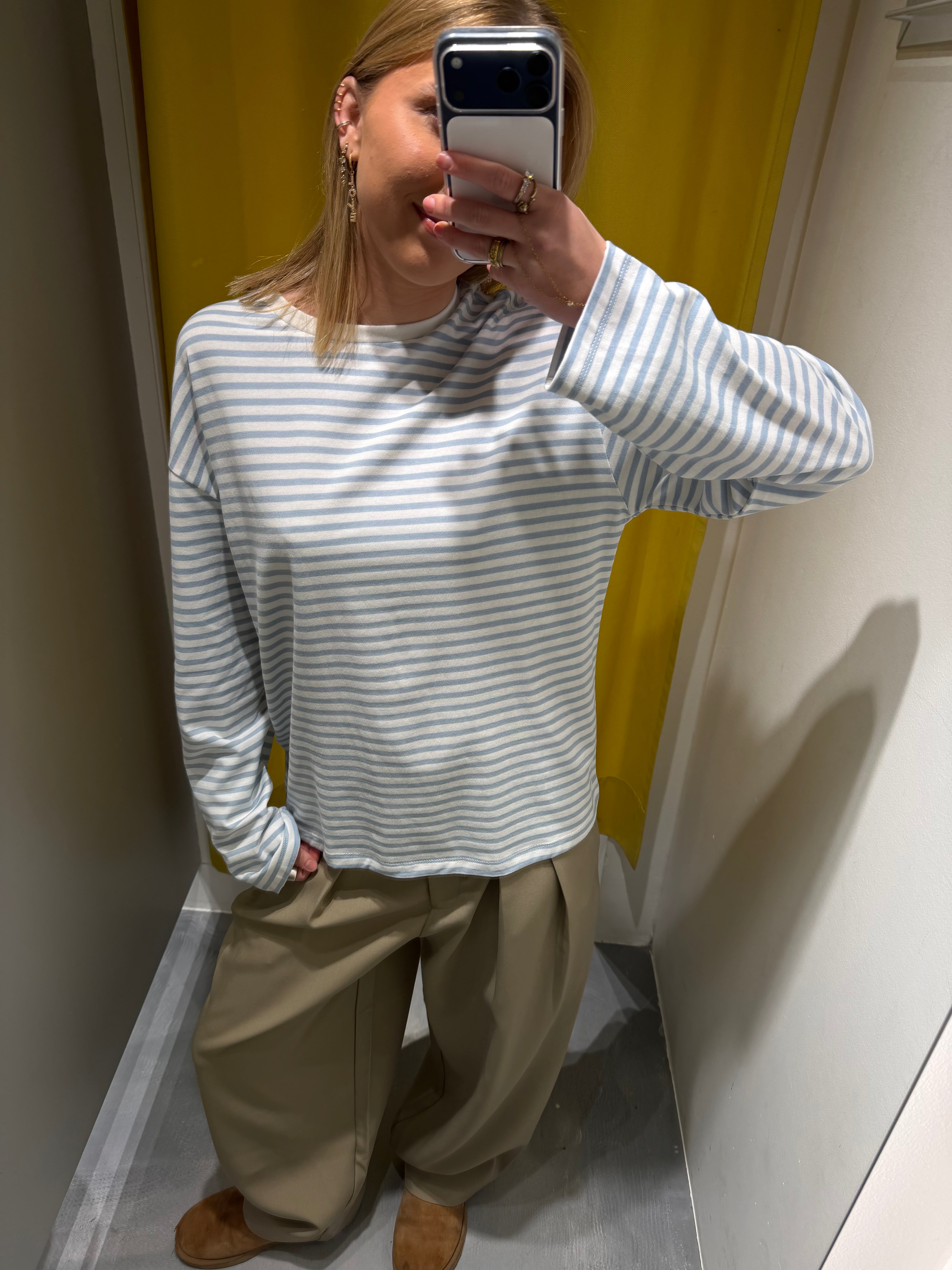 PCSADIE T-Shirt - CASHMERE BLUE